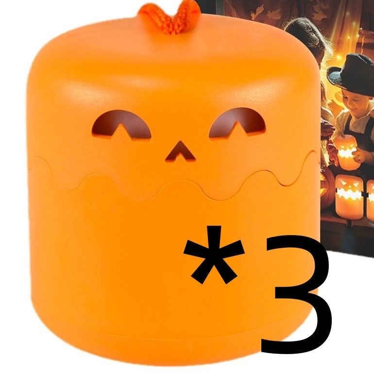 Halloween Pumpkin Lamp Foldable Portable Small Night Lamp - Bellarte Enchanté Halloween Pumpkin Lamp Foldable Portable Small Night Lamp